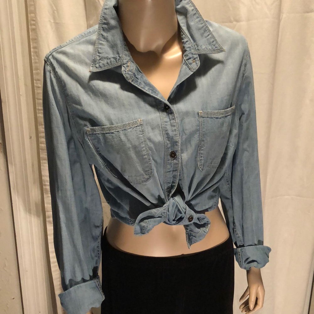 Lucky Brand Chambray Button Down - Picture 2 of 11